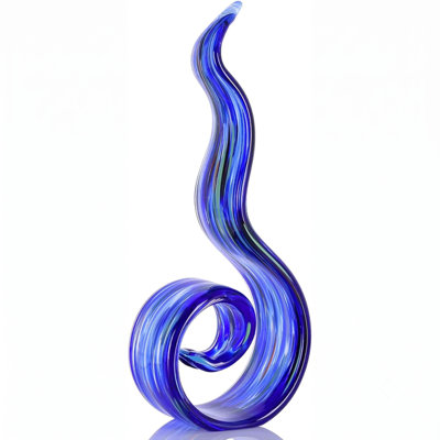 Glass Flame Statue