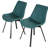Dunford 17'' H Faux Leather Upholstered Metal Side Chair
