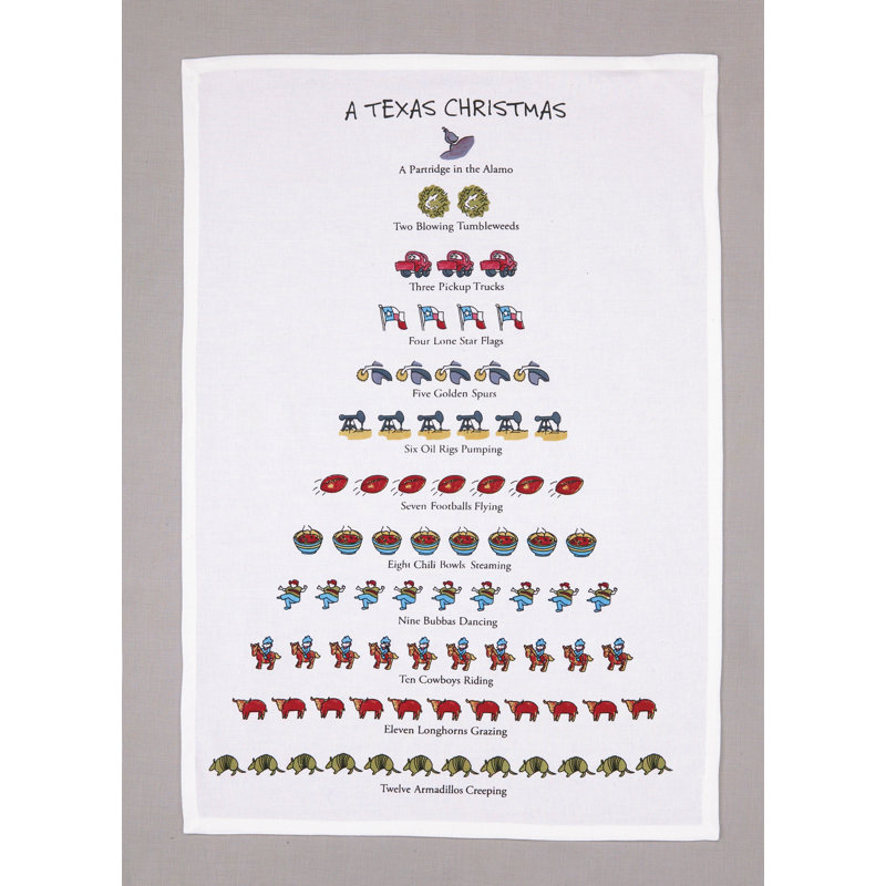 Serviette de cuisine A Texas Christmas