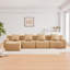 L-Shaped 4-Seat Boneless Sofa-380706643-380706647-380706671