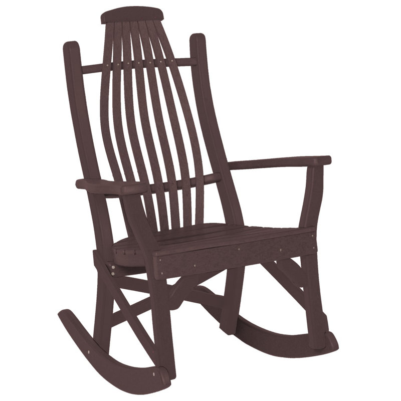 Chaise berçante Bentwood, Brun Milwaukee