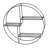 Shellenbarger 3 Piece Circle Metal Accent Shelf