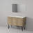 48 " W Freestanding Standard Free Standing 1 Single Vanity Bathroom Vanity With Top with Mirror-113282375