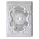 Rectangle White Ceiling Medallion