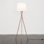 Anan Camden Tripod Copper Floor Lamp with Aspen Shade-44717593-44717600-114043062