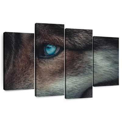 Brampt Blue Eyed Wolf