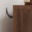Commode 3 tiroirs cannelée pour chambre à coucher avec commode, commode l 23,6 po, table de chevet-640044699-685697338