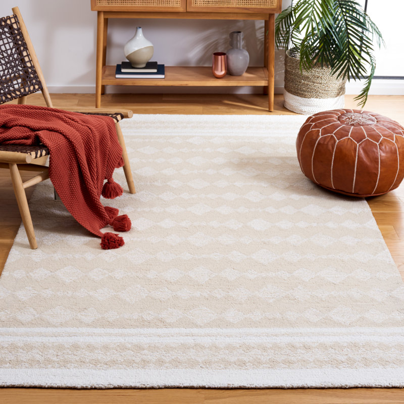 Tapis ivoire / beige Kairos Capri 704, Rectangle de 5 pi x 8 pi