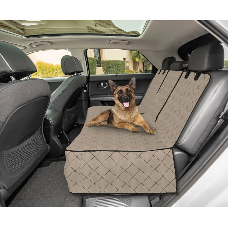 Heavy Duty Breathable Rear Dog Car Seat Cover, Universal Washable Waterproof Back Seat Protector, 56" W x 20" D x 24" H