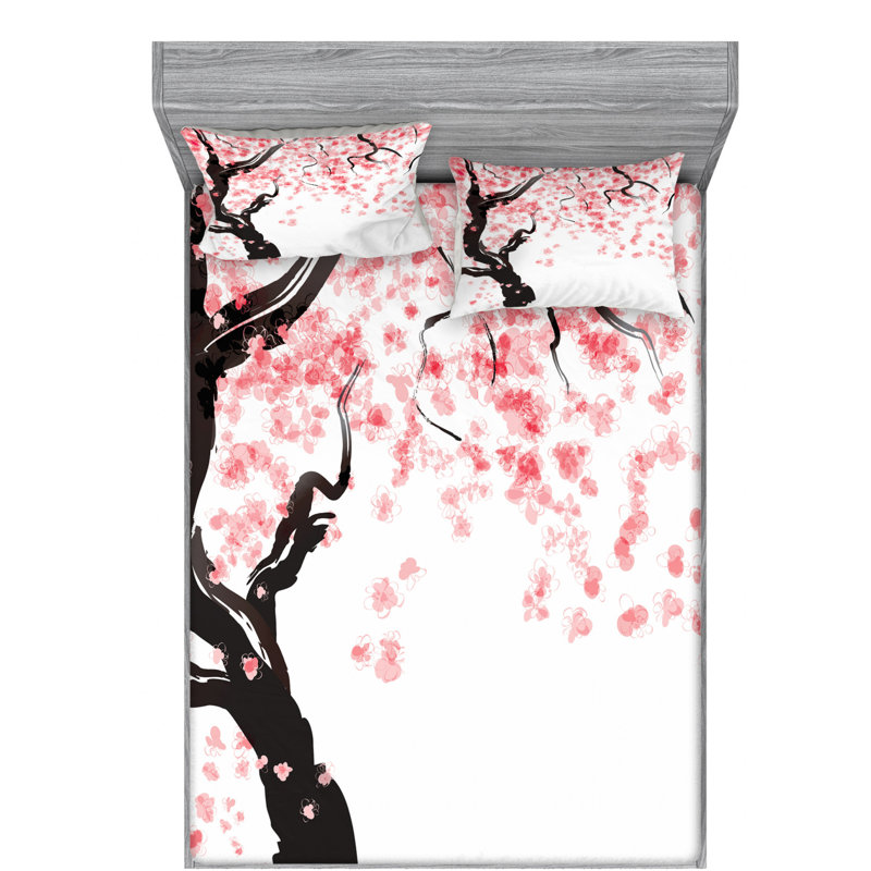 Microfiber Sheet Set, Queen Sheet Set with Fitted Sheet