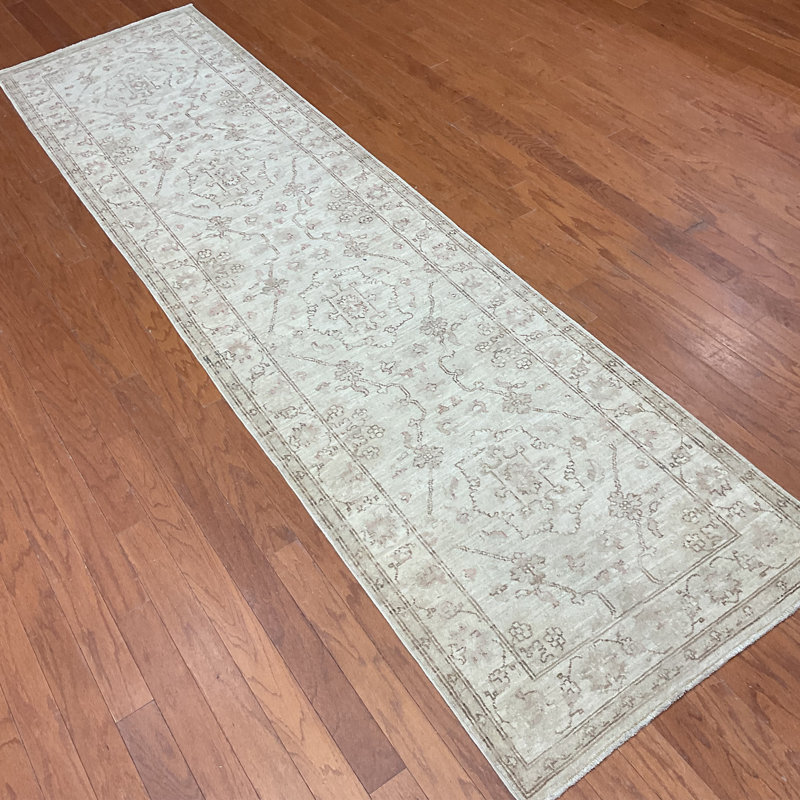  Handmade Oushak Wool Runner