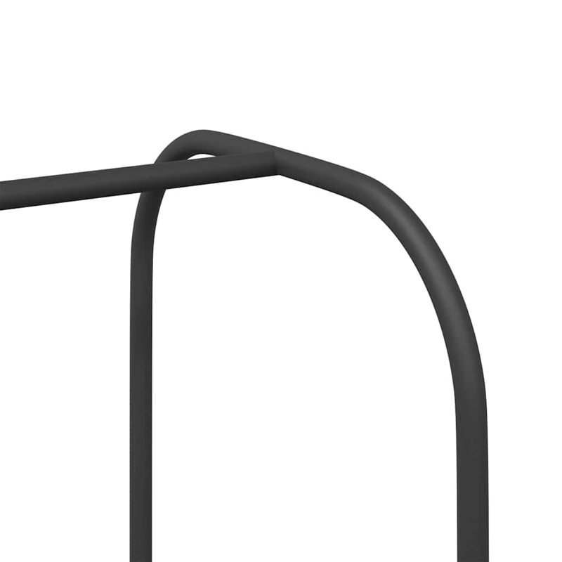 Clothes Rack 100 X 44 X 160 Cm Engineered Wood, Black