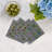 Succulents Floating Cotton Sateen Cocktail Napkins-122066516