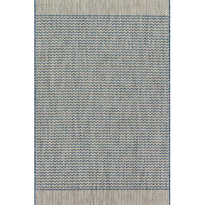 Tapis gris/bleu Isle