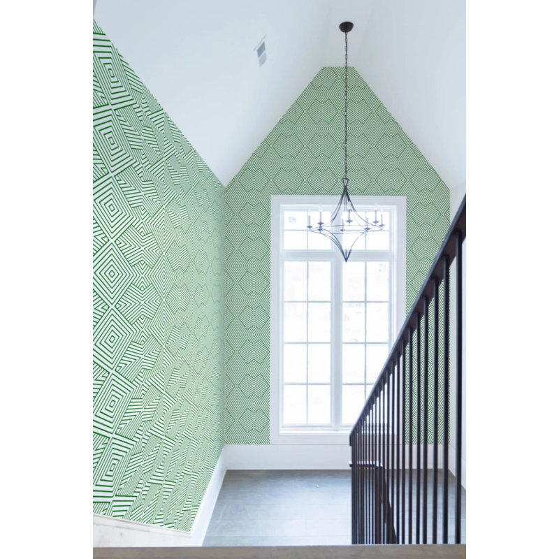 Rouleau de papier peint formation L 10 pi x l 24 po, Vert signature, Autocollant, Vinyl