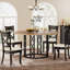 Round Unfinished Metal Base Dining Table-2070197330