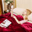 Couverture chauffante en fausse fourrure -143992863