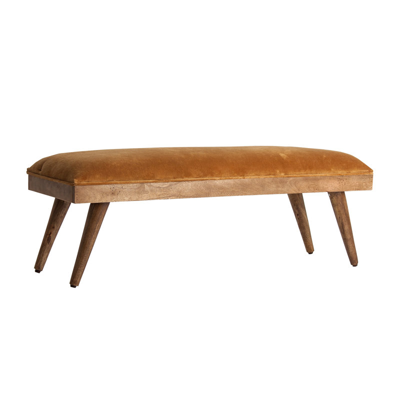 Erdweis 117cm Wide Rectangle Solid Colour Standard Ottoman