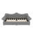Contemporary Upholstered Daybed Featuring Ambient LED and Decorative Studs-449039253