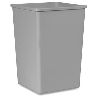 Rubbermaid Brute 32-Gallon Trash Can with Lid Grey