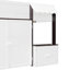 Lit mezzanine double avec maisonnette et rangement, lit en bois moderne pour enfants / adolescents-1011710865