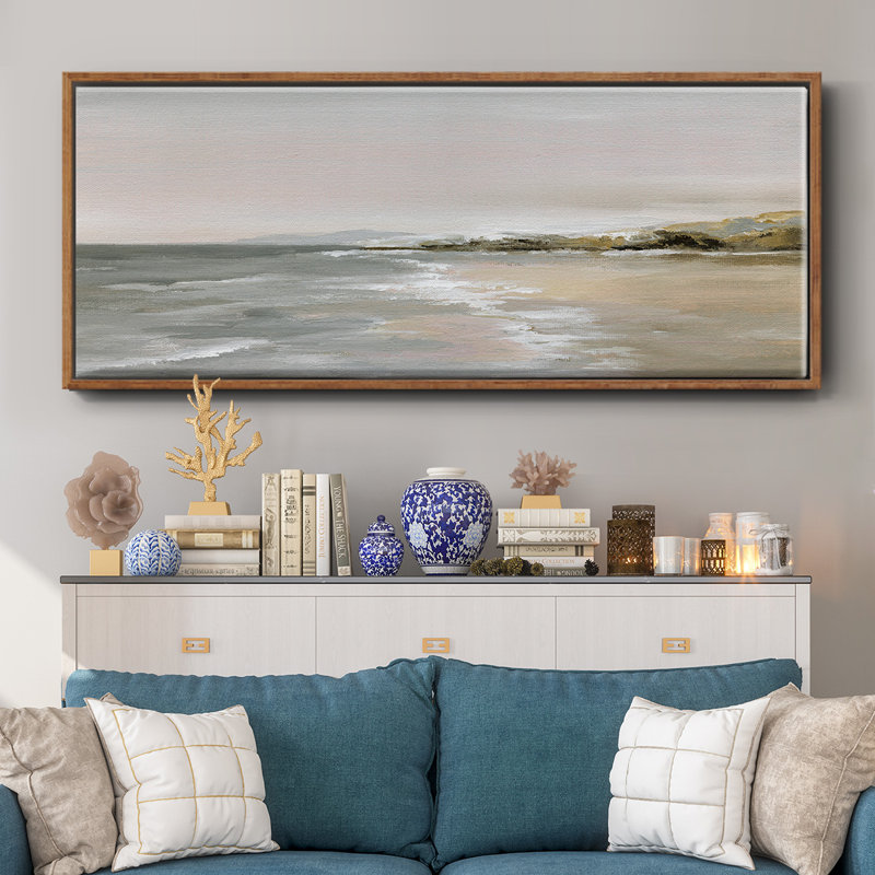 New Shore- Framed Canvas