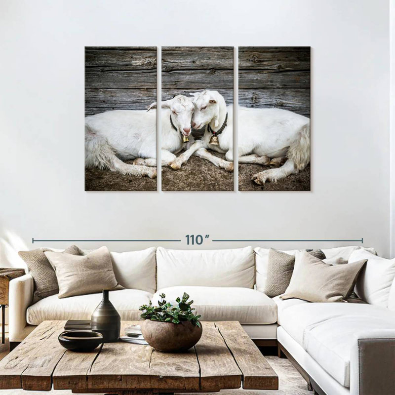 Brampt Goat Love, 48" H x 74" W