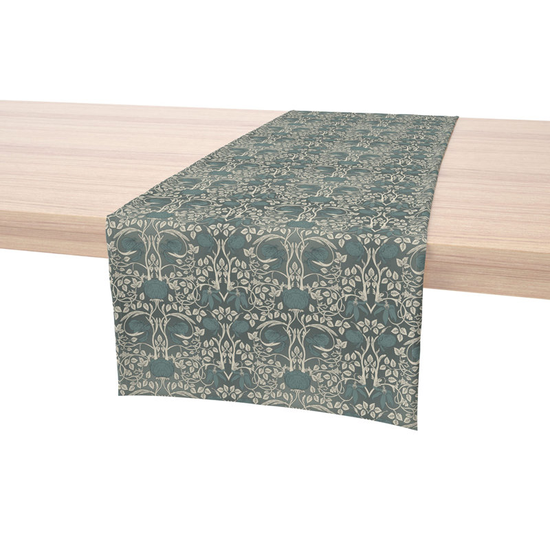 Floral 49 Cotton Table Runners, 108" x 16"