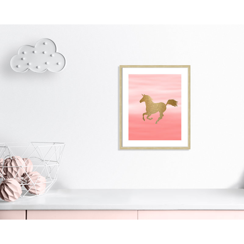 Adhésif décoratif ombre rose 3 pi, H 24,5 po x l 20,5 po x P 1,18 po, Cadre boîte en grain de bois champagne