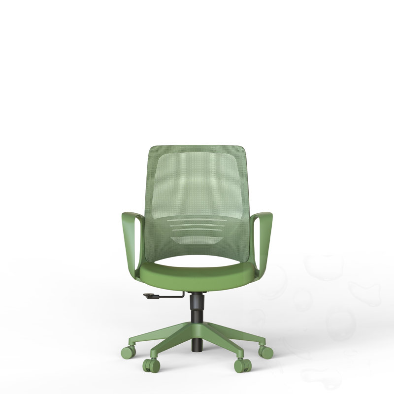 Chaise de bureau pivotante et réglable en hauteur, Green, Green