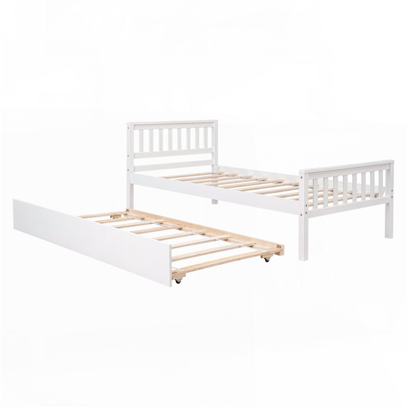 Lit plateforme Hephzibah, Blanc