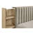 Light Oak Bookcase Storage Bed