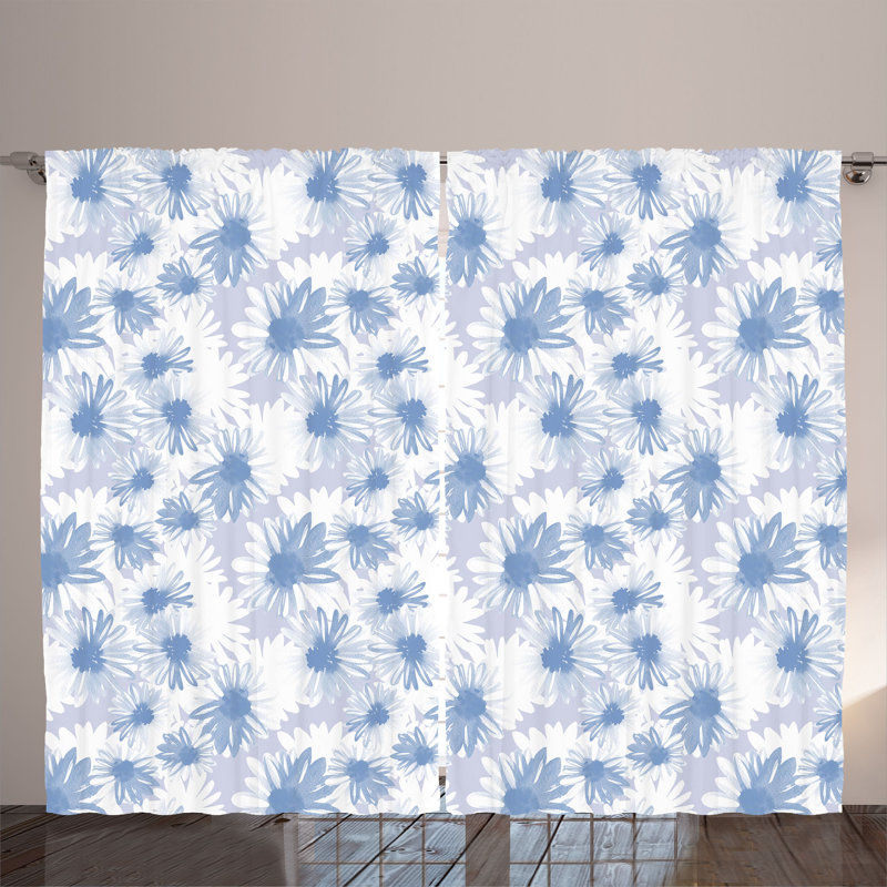 Semi Sheer Curtain Pair