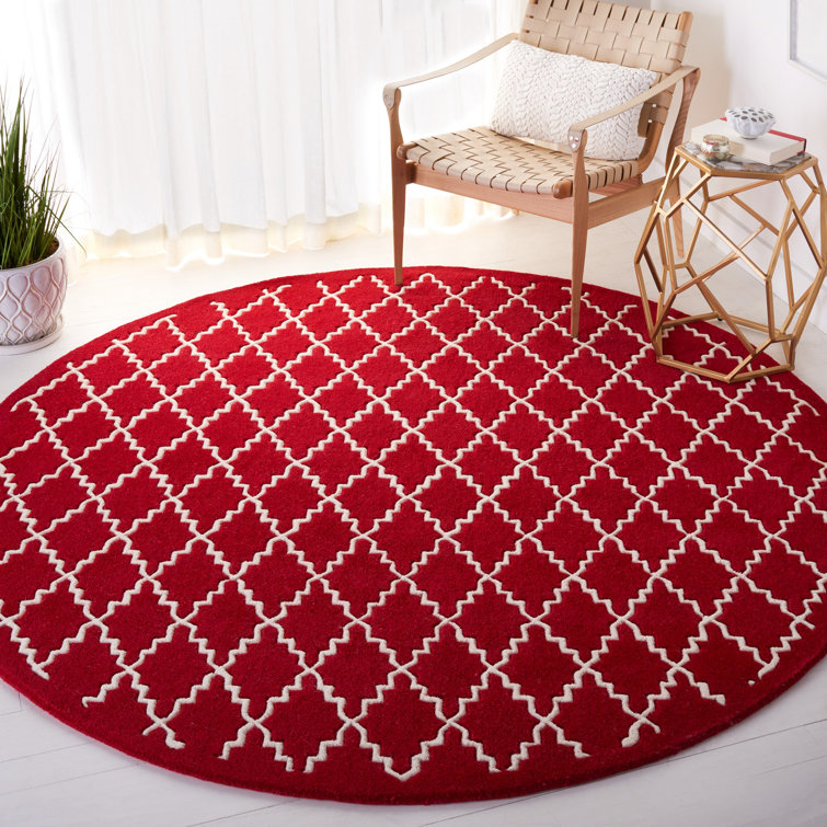 Carolene Hand Tufted Wool Geometric Rug