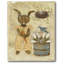 « spring lapin », reproduction d’impression sur toile tendue