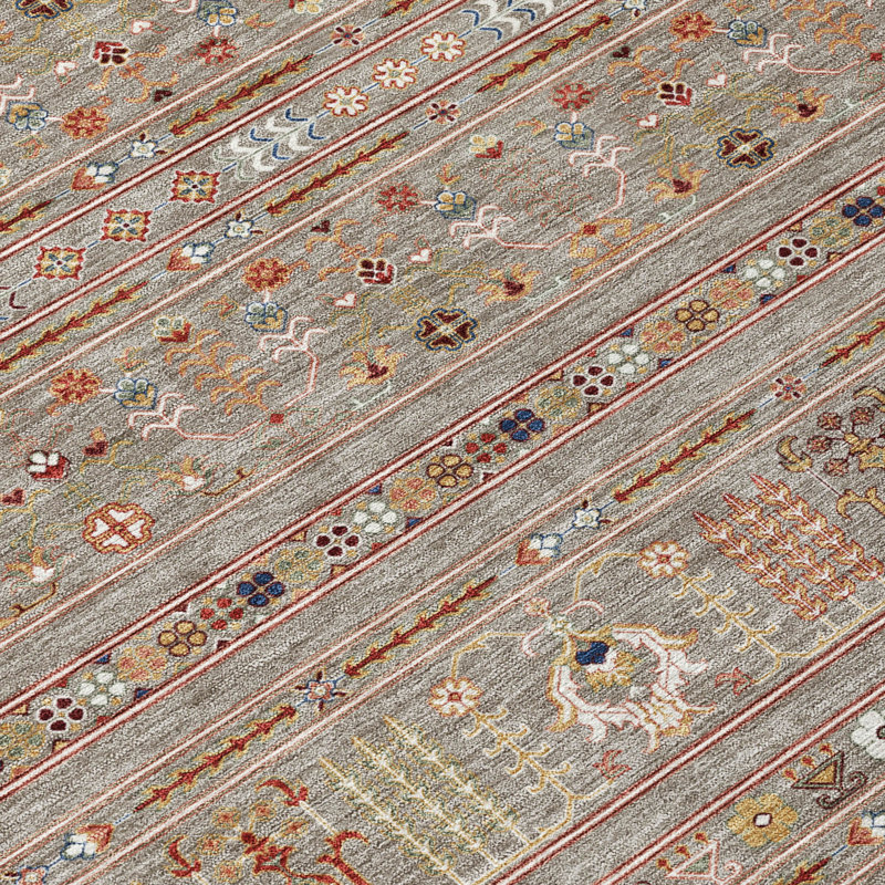 Machine Washable Indoor/Outdoor Brenden ACN2244 Navajo Rug, Rectangle 1'8" x 2'6"