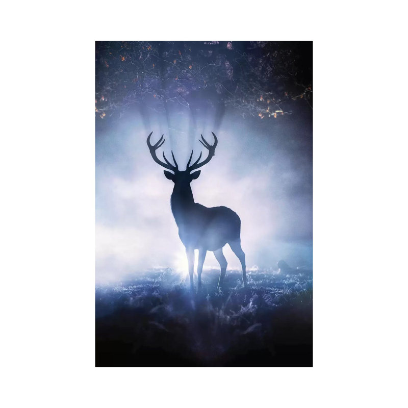 Cernunnos Rising by Max Ellis - Print on Canvas, Wrapped Canvas, 66.04 cm H x 45.72 cm W x 1.91 cm D