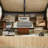 Lift Up Storage Bed Frame Wooden corrugated curved lines No Box Spring Needed-1356854562