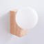 Wall lamp BULBO natural wood