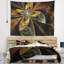 Tapisserie de motif fleur abstraite en couleurs-28498199