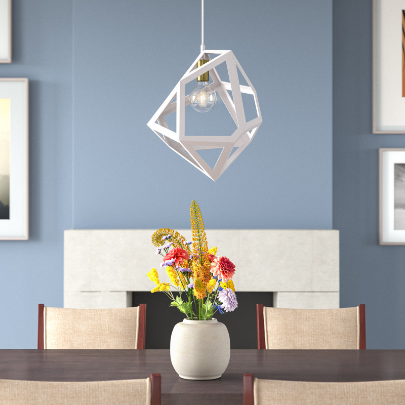 Allport 1 - Light Single Pendant, White