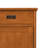 Draper 36"W Solid Wood Mid-Century Modern Entryway Storage Cabinet with Drawers and Adjustable Shelves