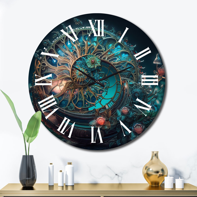 Horloge murale bioluminescente Spiral Oceanic Astrolabe II, Très grand
