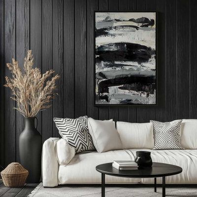 Monochrome Momentum Canvas Print in a Frame