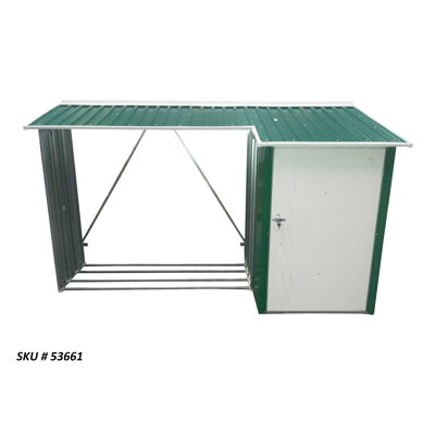 Ruxt 107.3'' W x 39.5'' D Metal Log Store
