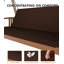Balancelle de patio en bois avec auvent réglable, banc de balançoire de patio en bois 3 places avec coussin amovible-282056257