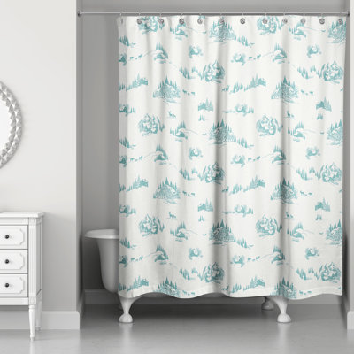 Rideau de douche simple Varda