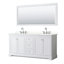 Meuble-lavabo double autoportant 80 po avec plateau en quartz et miroir Avery-98214024-98214023-98214027