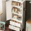 Armoire de cuisine 72 po avec 2 tiroirs, armoire de rangement avec tablettes réglables