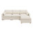 Abramson L-shaped Modular Sectional Upholstered Cloud Sofa-85395208